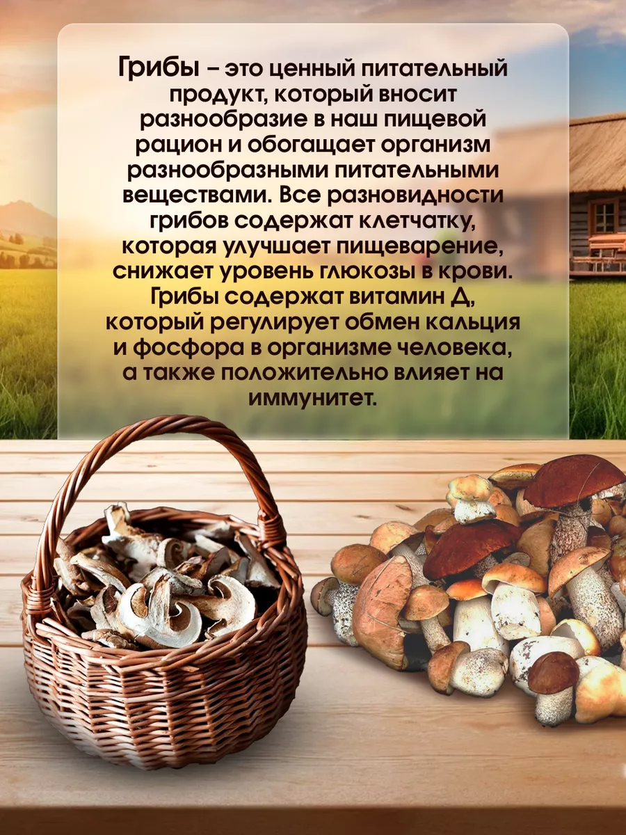 Грибы лесные сушеные ассорти 120г